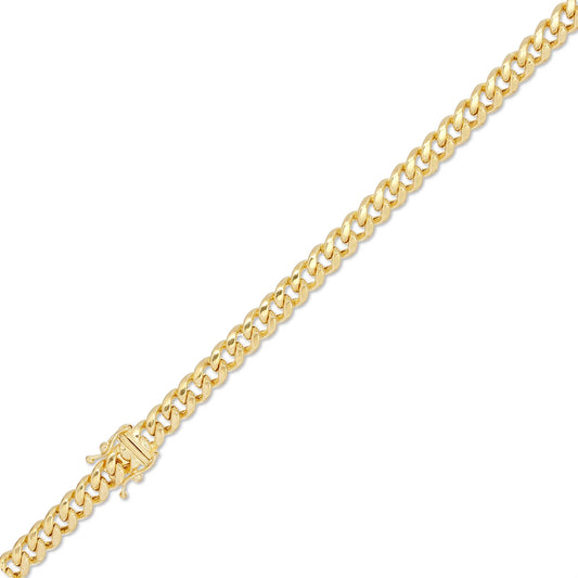 10kt Gold Hollow Miami Cuban Chain 160 / 6mm, 18 inches - 24 inches