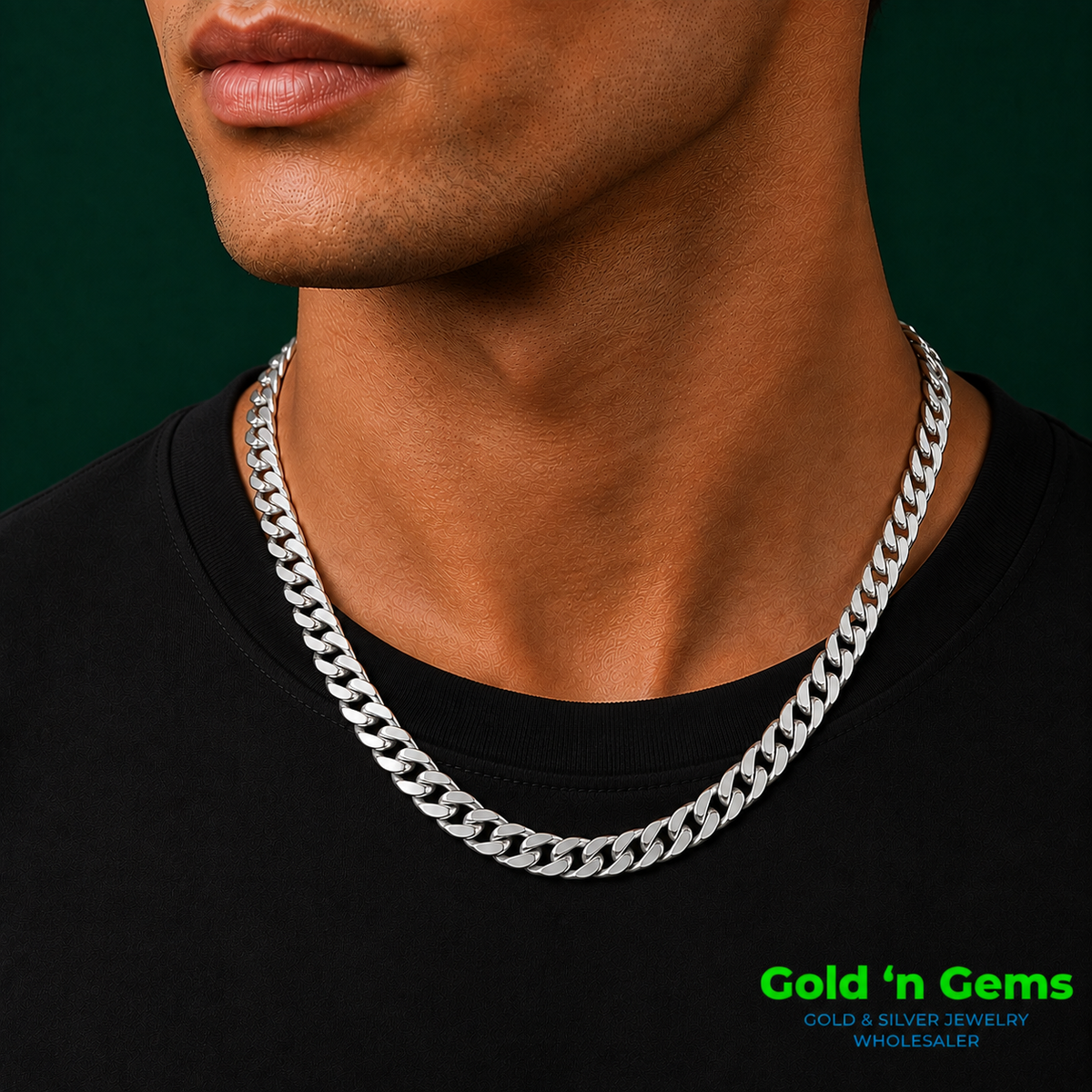 925 Sterling Silver Miami Cuban Chain 6.1mm, 20 inches - 24 inches