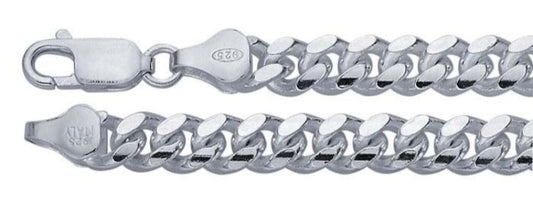 925 Sterling Silver Miami Cuban Chain 5mm, 20 inches - 24 inches