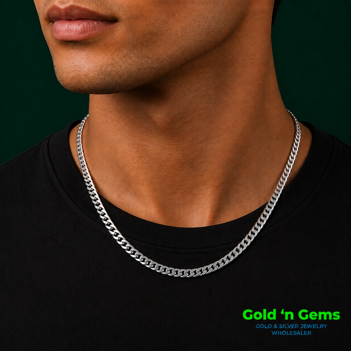 925 Sterling Silver Miami Cuban Chain 2.9mm, 18 inches - 24 inches