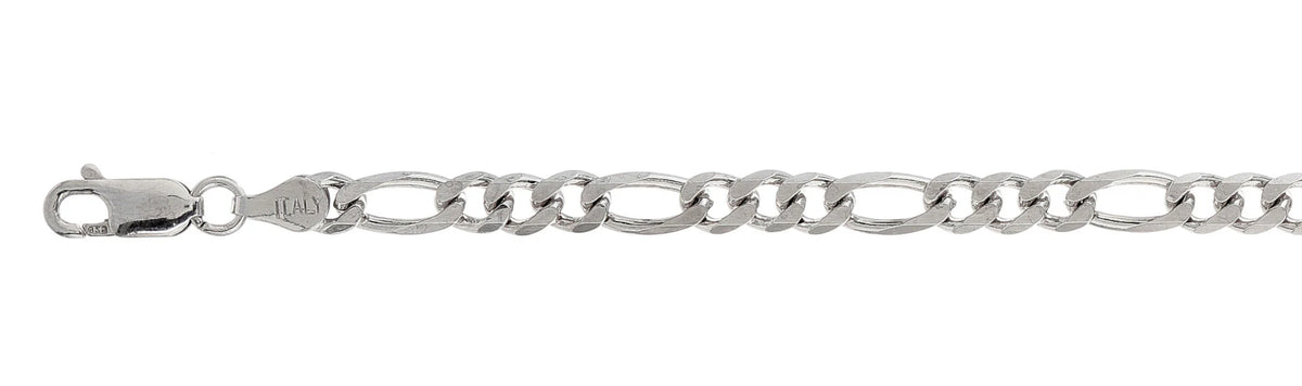 925 Sterling Silver Figaro Chain Necklace - 5.5mm (150)